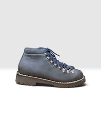 Pedula in camoscio blu