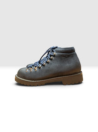 Pedula in camoscio blu