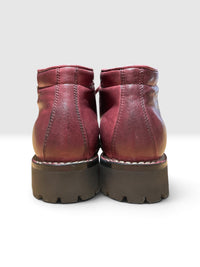 Bordeaux leather hiking boot