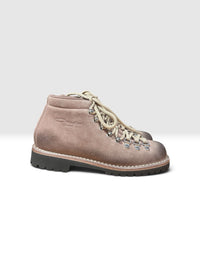 Taupe suede hiking boot