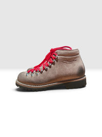 Taupe suede hiking boot