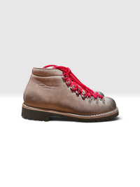 Taupe suede hiking boot