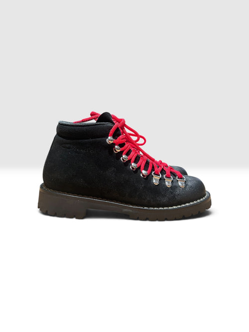 Pedula in camoscio nero