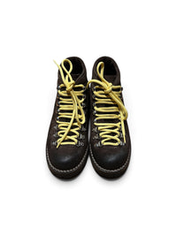 Dark brown suede hiking boot