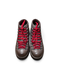 Taupe leather hiking boot