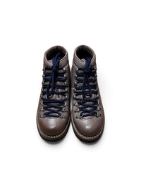 Taupe leather hiking boot